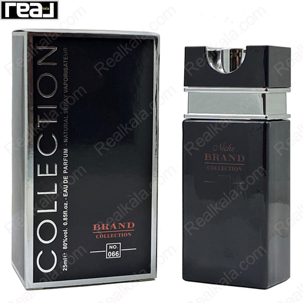 شیشه و جعبه ادکلن برند کالکشن No. 066 سیلور سنت مردانه