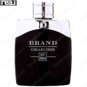 ادکلن برند کالکشن کد 084 مون بلان لجند مردانه با شیشه مشکی براق و طراحی ساده