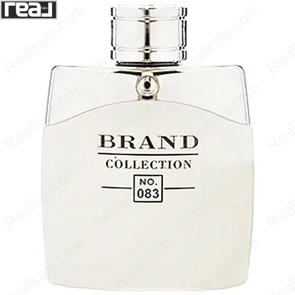 ادکلن برند کالکشن کد 083 مون بلان لجند اسپیریت مردانه با شیشه سفید مدرن و درب نقره‌ای