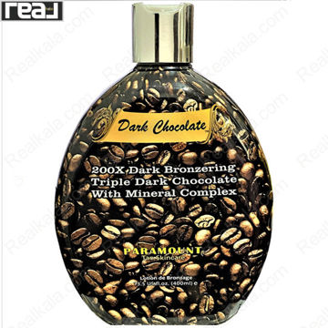 لوسیون برنزه کننده بدن پارامونت مدل دارک چاکلت 400 میل