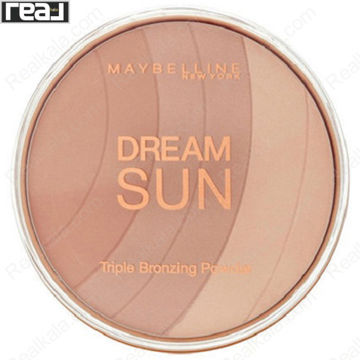 تصویر  پودر برنزه کننده سه رنگ میبلین Maybelline Dream Sun Triple Bronzing