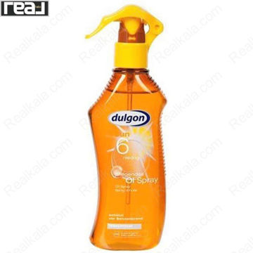 تصویر  اسپری روغن برنزه کننده دالگون Dulgon Sun Oil Spray Spf6 200ml