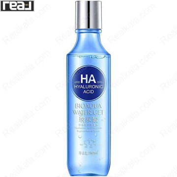 تونر هیالورونیک اسید بیوآکوا مدل Water Get با حجم 150 میل و طراحی آبی