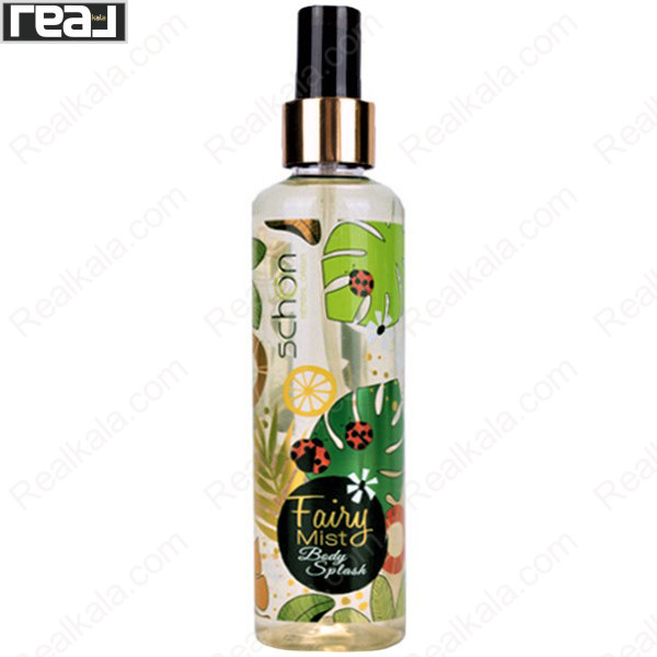بادی اسپلش شون مدل Fairy Mist با طراحی برگ و کفشدوزک حجم 220 میل