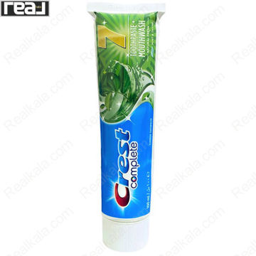 تصویر  خمیر دندان کرست مدل نعناع و آویشن Crest Complete 7 Toothpaste Mouthwash Mint & Thyme