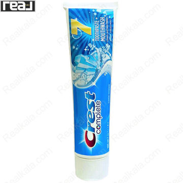 تصویر  خمیر دندان 7 کاره کرست حاوی نعناع Crest Complete 7 Toothpaste Mouthwash Fresh Mint
