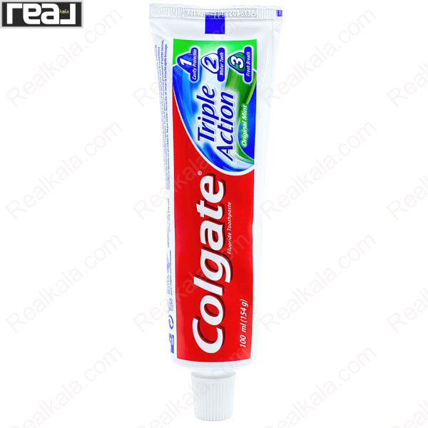 تصویر  خمیر دندان کلگیت سه کاره Colgate Triple Action Toothpaste