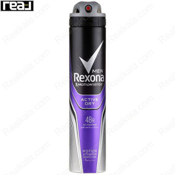تصویر  اسپری بدن رکسونا مردانه مدل اکتیو درای Rexona Active Dry Body Spray