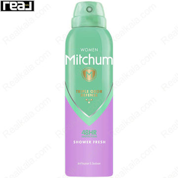 تصویر  اسپری زنانه میچام مدل شاور فرش Mitchum Deodorant Spray Shower Fresh 150ml