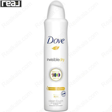 اسپری ضد تعریق زنانه داو مدل اینویزیبل درای Dove Invisible Dry Clean Touch Antiperspirant Spray 250ml