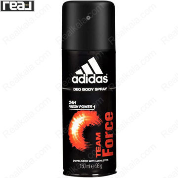 تصویر  اسپری مردانه آدیداس مدل تیم فورس Adidas Team Force Deodorant Spray For Men