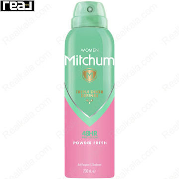 تصویر  اسپری زنانه میچام مدل پاودر فرش Mitchum Deodorant Spray Powder Fresh 200ml