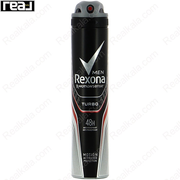 اسپری ضد تعریق رکسونا مردانه Turbo با حس انرژی و قدرت طولانی