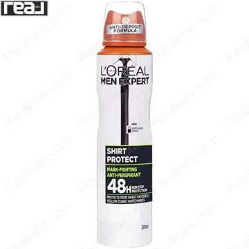 اسپری Shirt Protect 48H لورال با تکنولوژی ضدلکه و رایحه تازه و خنک
