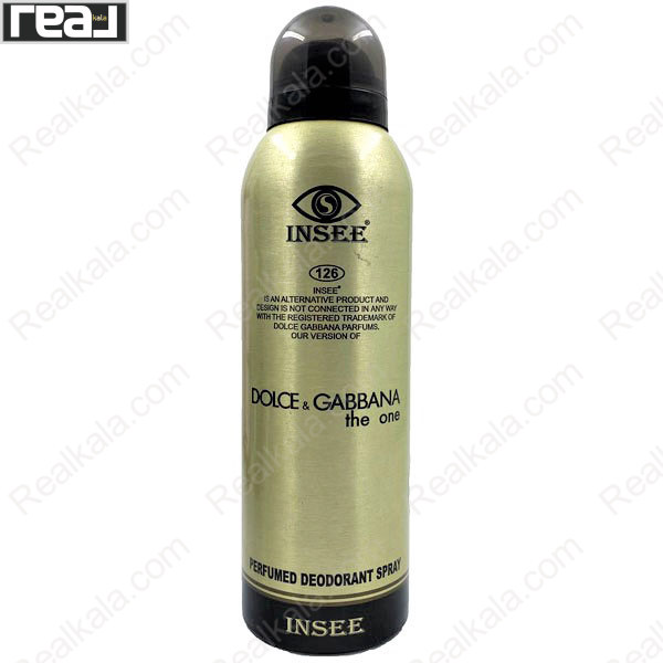 تصویر  اسپری اینسی زنانه مدل دلچه گابانا د وان Spray Insee Dolce Gabbana The One