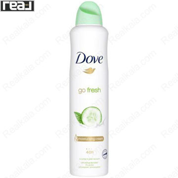 اسپری ضد تعریق زنانه داو مدل خیار و چای سبز Dove Cucumber & Green Tea Antiperspirant Spray 250ml