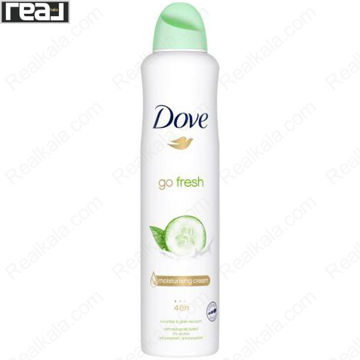 تصویر  اسپری ضد تعریق زنانه داو مدل خیار و چای سبز Dove Cucumber & Green Tea Spray 250ml