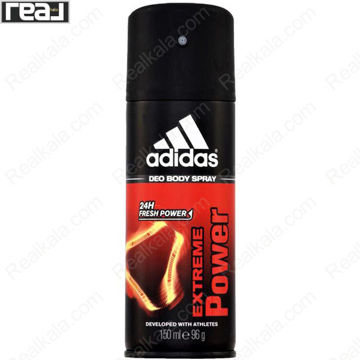 تصویر  اسپری مردانه آدیداس مدل اکستریم پاور Adidas Extreme Power Deodorant Spray For Men