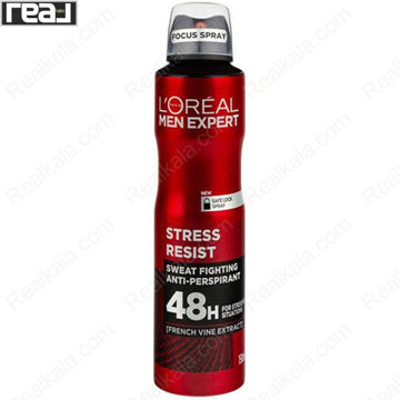 تصویر  اسپری ضد تعریق لورال استرس رزیست Loreal Stress Resist Anti Perspirant Spray
