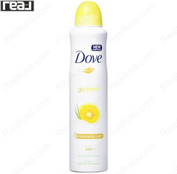 اسپری ضد تعریق زنانه داو مدل گریپ فروت و علف لیمو Dove Grapefruit & Lemongrass Spray 250ml