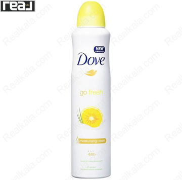 تصویر  اسپری ضد تعریق زنانه داو مدل گریپ فروت و علف لیمو Dove Grapefruit & Lemongrass Spray 250ml