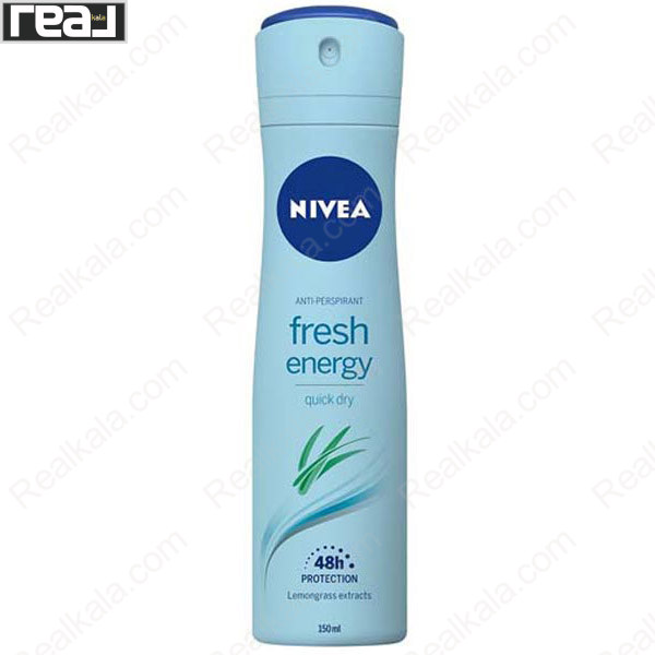 تصویر  اسپری زنانه نیوا مدل فرش انرژی Nivea Women Fresh Energy Spray Deodorant 150ml
