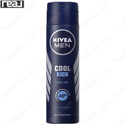 اسپری مردانه نیوا مدل کول کیک Nivea Cool kick Spray 48h 150ml