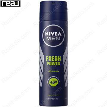تصویر  اسپری مردانه نیوا فرش پاور Nivea Fresh Power Spray 150ml