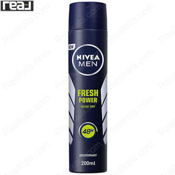 تصویر  اسپری مردانه نیوا فرش پاور Nivea Fresh Power Spray 48h 200ml