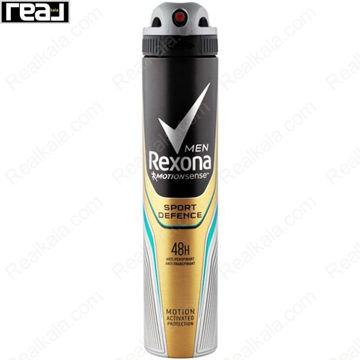 اسپری ضد تعریق رکسونا مردانه Sport Defence با محافظت ماندگار در فعالیت شدید