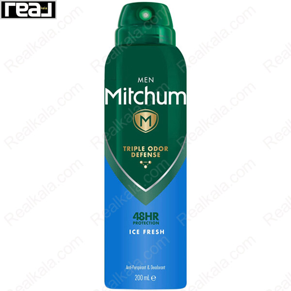 تصویر  اسپری مردانه میچام مدل آیس فرش Mitchum Deodorant Spray Ice Fresh 200ml