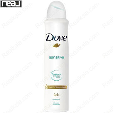 اسپری ضد تعریق زنانه داو مدل سنسیتسو Dove Sensitive Fragrance-Free Antiperspirant Spray 250ml