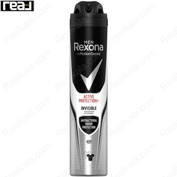 تصویر  اسپری بدن رکسونا مردانه اکتیو پروتکشن اینویزیبل Rexona Active Protection Invisible Body Spray
