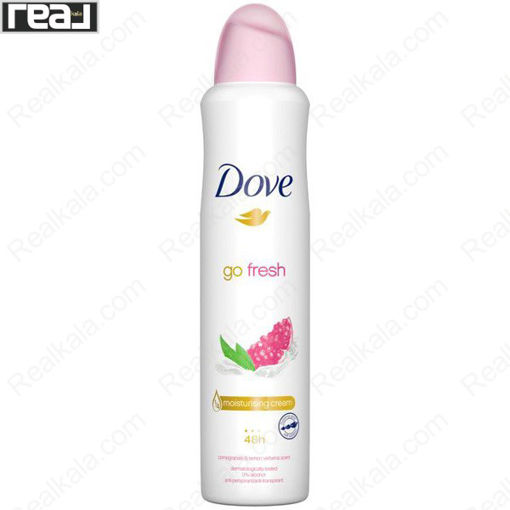 اسپری ضد تعریق زنانه داو مدل انار و لیمو ترش Dove Pomegranate and lemon Verbena Spray 250ml