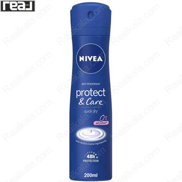 تصویر  اسپری زنانه نیوا مدل پروتکت اند کر Nivea Invisible Protect & Care Spray Deodorant 200ml
