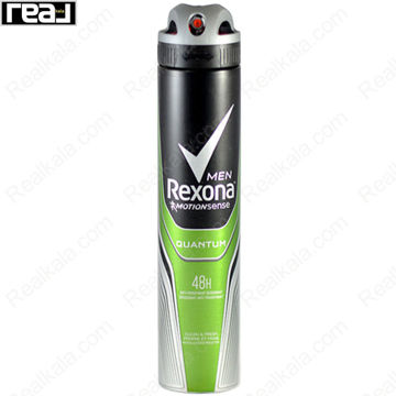 اسپری ضد تعریق رکسونا مردانه Quantum با حس خشکی و تازگی طولانی