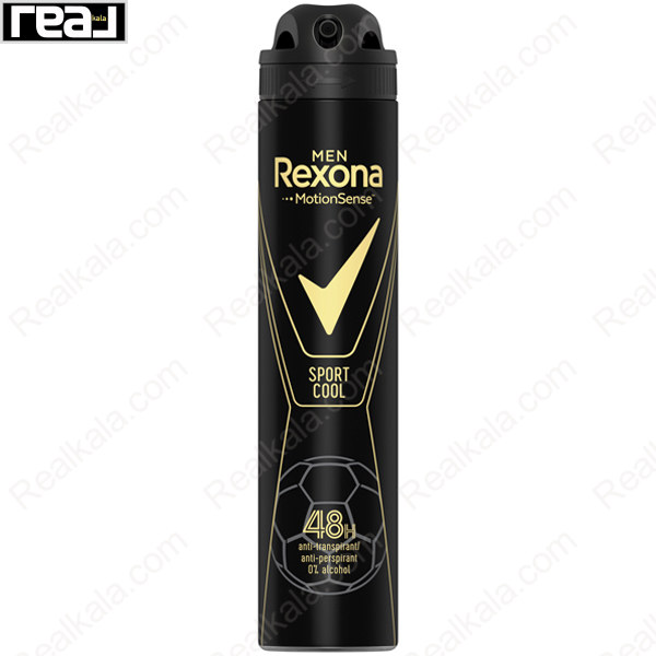 اسپری ضد تعریق رکسونا مردانه Sport Cool با رایحه خنک و عملکرد ورزشی