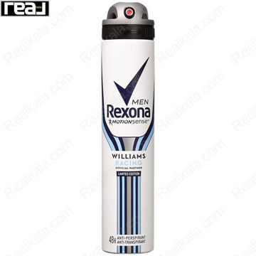 اسپری ضد تعریق رکسونا مردانه Williams Racing با رایحه خنک و ورزشی