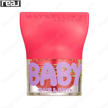 تصویر  بالم لب و رژگونه بی بی لیپس میبلین Maybelline Baby Lips Balm & Blush Juicy Rose