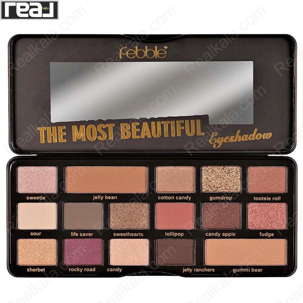 پالت سایه چشم فبل The Most Beautiful با 16 رنگ متنوع