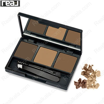 کیت استایلینگ ابرو گلدن رز 01 Blonde به همراه آینه موچین و براش