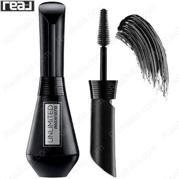 نمای کامل ریمل لورال آنلیمیتد LOreal Unlimited Mascara با طراحی مخروطی