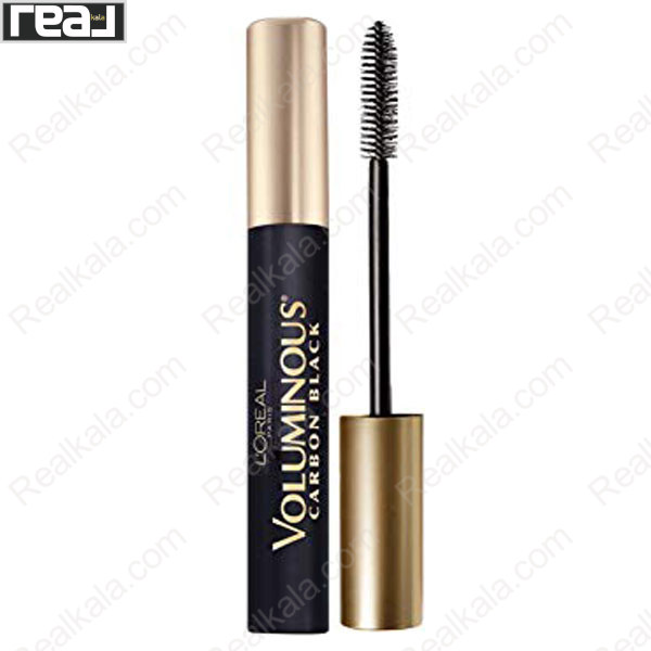 نمای کامل ریمل لورال ولومینوس کربن بلک LOreal Voluminous Carbon Black 2X