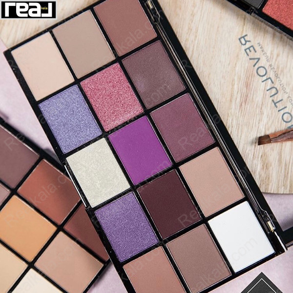 تصویر  پالت سایه چشم ویژنری رولوشن ۱۵ رنگ | Revolution Reloaded Visionary Eyeshadow Palette