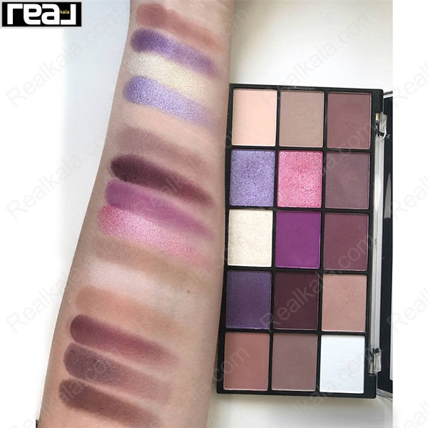 تصویر  پالت سایه چشم ویژنری رولوشن ۱۵ رنگ | Revolution Reloaded Visionary Eyeshadow Palette