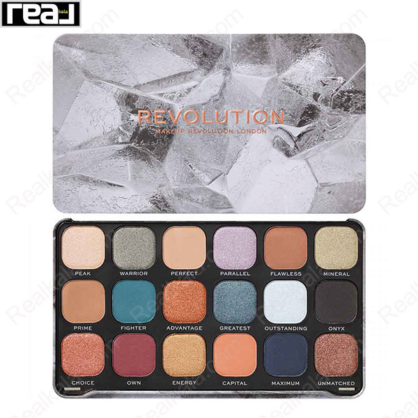 پالت سایه چشم رولوشن Forever Flawless Optimum با 18 رنگ