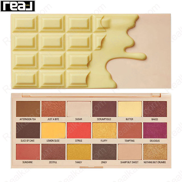 تصویر  پالت سایه چشم رولوشن مدل لیمون دریزل Revolution Lemon Drizzle Palette