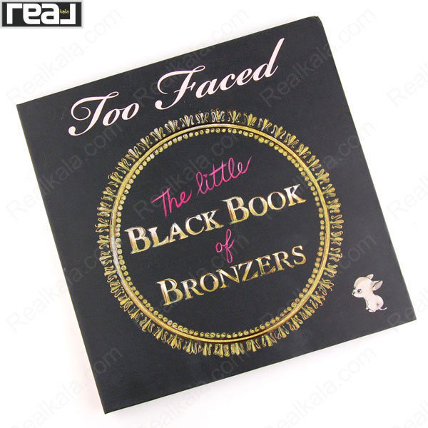 تصویر  پالت کتابی چند منظوره توفیسد مدل بلک بوک آف برنزر Too Faced The Little Black Book Of Bronzers