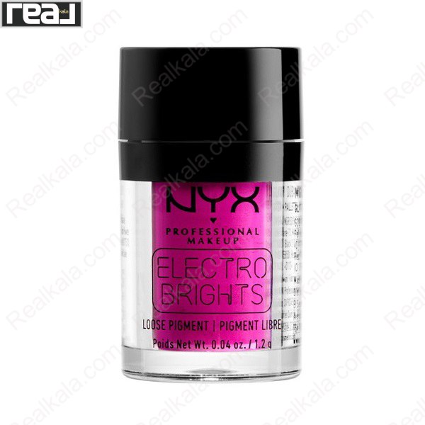 تصویر  سایه پودری الکترو برایتس نیکس سرخابی شماره 04 Nyx Electro Brights Pigment