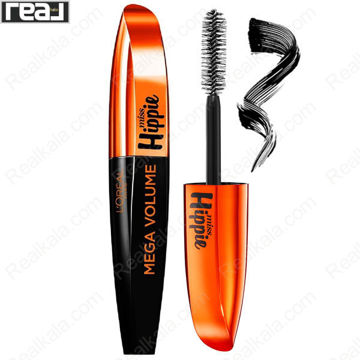 ریمل لورال Miss Hippie Mega Volume با طراحی نارنجی مشکی